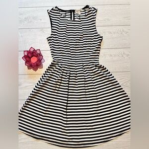 Monteau Striped Mini Dress - Size Medium